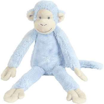 Peluche Doudou Singe Mickey Bleu 42 cm Happy Horse
