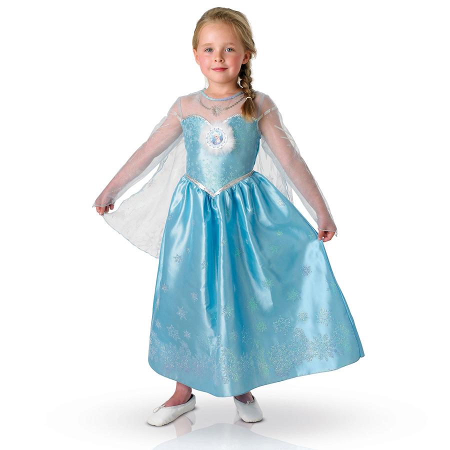 Déguisement Elsa La Reine des Neiges Luxe 5-6 ans