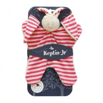 Doudou Keptin-jr Lapin Rabby Fuschia - Doudou Ecol
