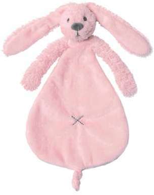 Doudou Plat Lapin Rose Richie Happy Horse - Doudou