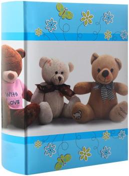 Album Photo Naissance à pochettes Nounours Bleu po