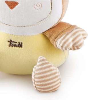 Doudou Musical Hibou Trudi Nature 21 cm- Doudous Bio Doudou Musical Hibou Trudi