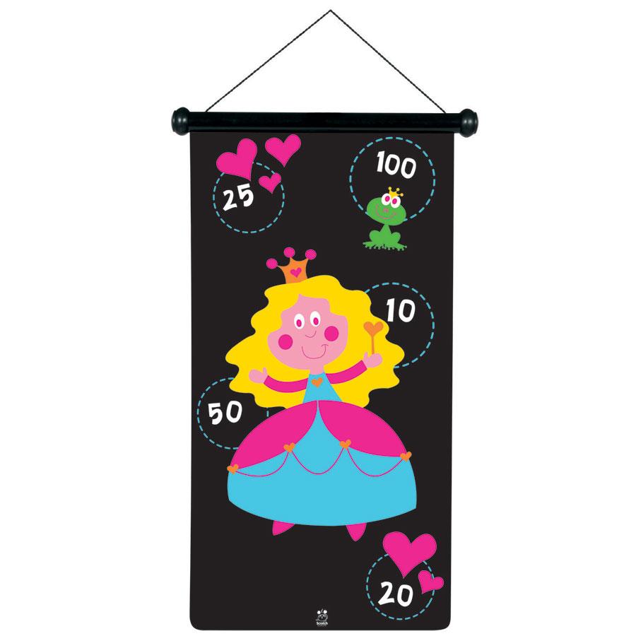 Grand Jeu de fléchettes magnétiques Princesse