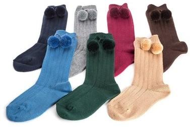 Chaussettes Bébé CONDOR avec pompons Chaussettes Bébé CONDOR avec