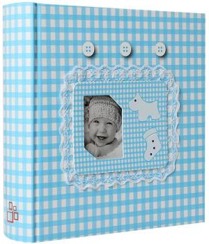 Album Photo Naissance à pochettes Lace Bleu pour 2