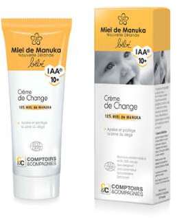Crème de change bébé 10 miel de manuka IAA 10 Bio - Crème de change bébé 10 miel