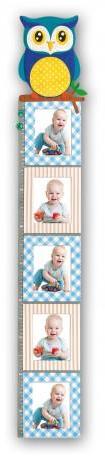 Toise en tissu Chouette