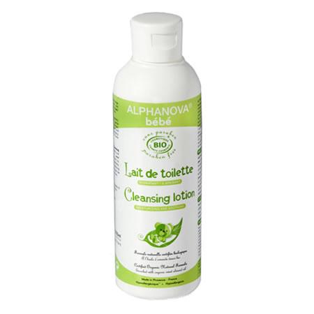 Lait de toilette naturel bébé hydratant bio - 200 ml Lait de toilette naturel bébé