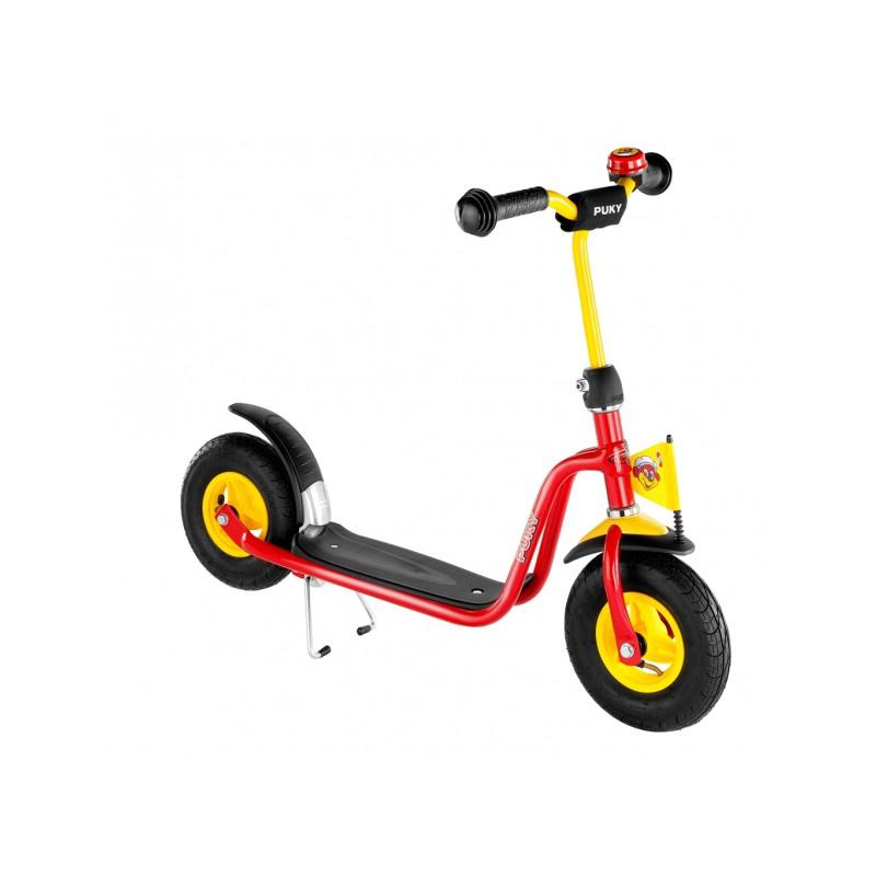 Trotinette R3 L rouge, pneus gonflables, 3 ans+, p