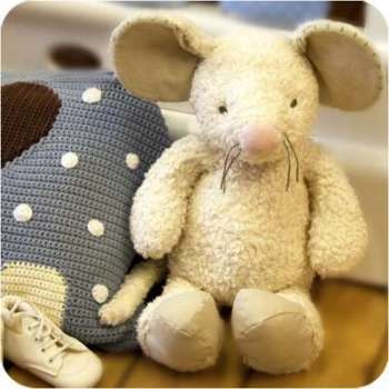 Charlie Bears Doudou Souris Marley Large (45 cm) -