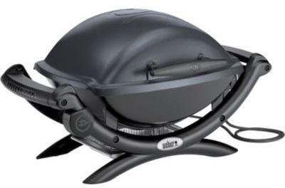 Barbecue électrique Weber Q1400 Dark grey + Housse