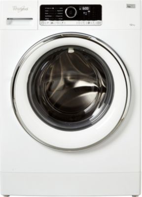 Lave linge hublot Whirlpool FSCR 12420 + Sèche lin