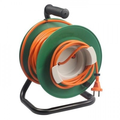 ZENITECH Enrouleur électrique 25m sans prise 2x1,5