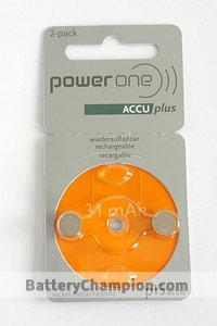 Power One 2x PR48 Pile bouton (orange)