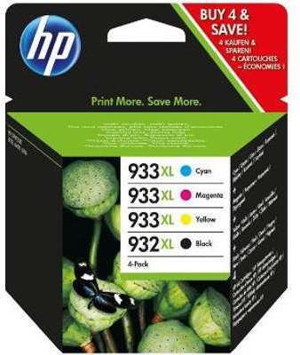 Cartouche dencre HP N°932XL +N°933XL (N/C/M/J)