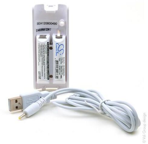 Batterie 2,4V 400mAh pour Nintendo Wii