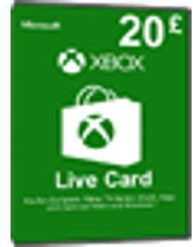 Xbox Live Card - 20 GBP Xbox Live Card - 20 GBP