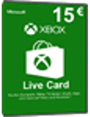 Carte Xbox Live - 15 euros Carte Xbox Live - 15 euros