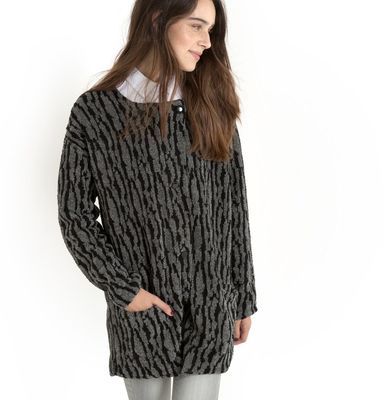Manteau léger IDA, maille douce bicolore - NUMPH
