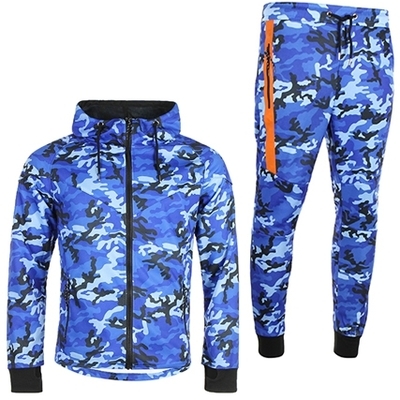Aarhon - Ensemble De Survêtement AJ026 Bleu Roi Ca
