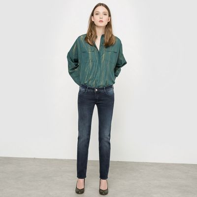Jean coupe skinny, taille normale, longueur 32 - L