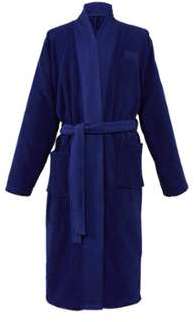 Kimono Hugo Boss Loft en coton peigné d Egée bleu marine Kimono Hugo Boss Loft en coton