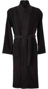 Kimono Hugo Boss Loft en coton peigné d Egée noir Kimono Hugo Boss Loft en coton