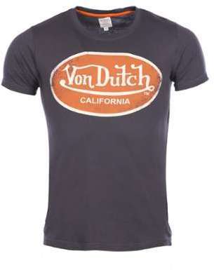 Von Dutch homme - T-shirt manches courtes gris Von