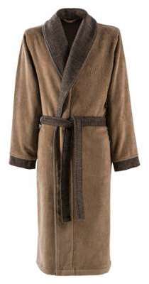 Peignoir d intérieur Hugo Boss Lord en velours marron Peignoir d intérieur Hugo