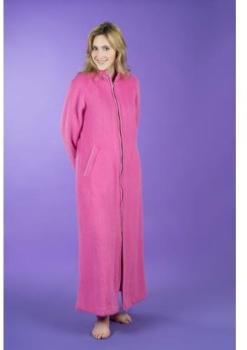 Robe de chambre hôtesse zippée
