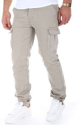 Crossby - Pantalon Cargo Slam Beige Crossby - Pantalon Cargo Slam
