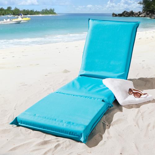 Tapis de plage 3-en-1, Bleu