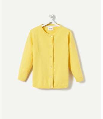 Cardigan Amazone Bébé Fille Tape à loeil_Jaune