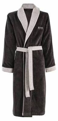 Peignoir d intérieur Hugo Boss Lord en velours noir Peignoir d intérieur Hugo