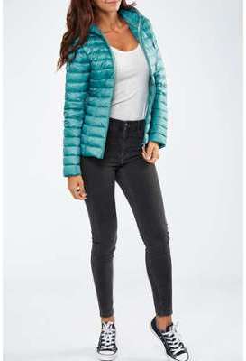 Doudoune A Capuche Jott Clo Bleu Canard Femme