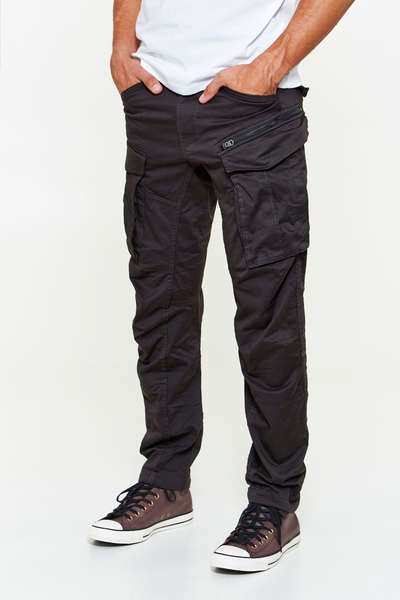 Pantalon Cargo G Star Rovic Tapered Noir Delave Ho