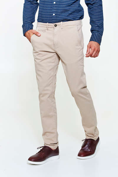 Pantalon Chino Wrangler Camel Homme