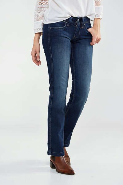 Jeans Pepe Jeans Banji Bootcut Bleu Fonce Femme