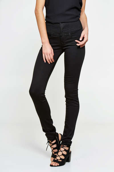 Jeans Salsa Diva Slim Noir Femme