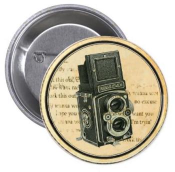 Rétro Pin vintage de bouton de photographe Badges