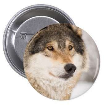 Bouton de loup Badge
