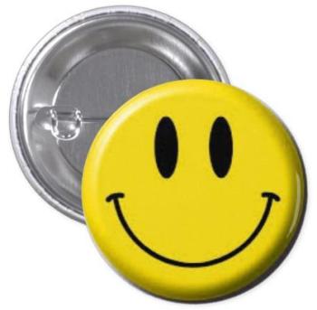 Ilplaque-sourit Badge