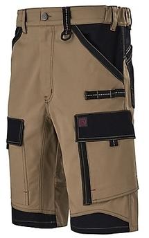 Bermuda de travail beige/noir Crusher Work Attitud