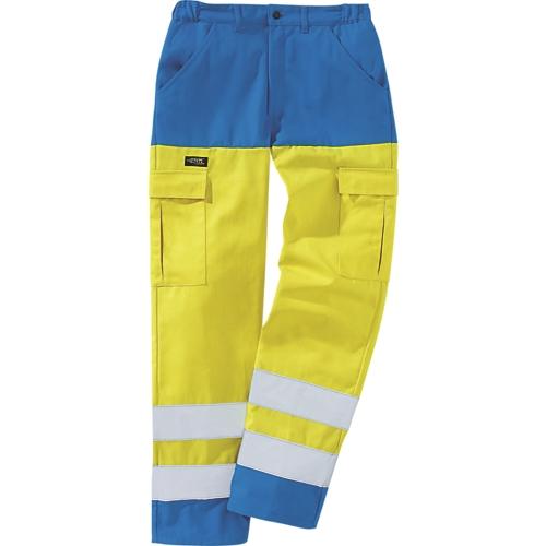 Pantalon de travail haute visibilité jaune/bleu az