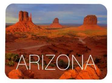 Mitaines, vallée de monument, AZ Magnet Flexible