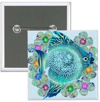 Aquarium de poissons de mer Badge