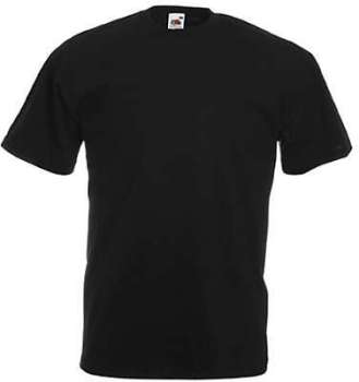 Tee-shirt de travail value-weight noir SC221C Frui