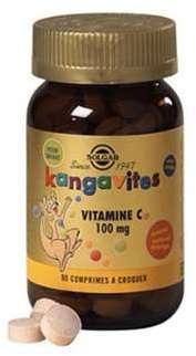 SOLGAR KANGAVITES VITAMINE C 100MG 90 COMPRIMES A CROQUER SOLGAR KANGAVITES VITAMINE