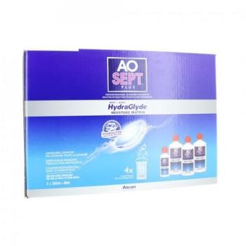 AOSEPT COFFRET HYDRAGLYDE MOISTURE MATRIX 3x360ML 90ML AOSEPT COFFRET HYDRAGLYDE