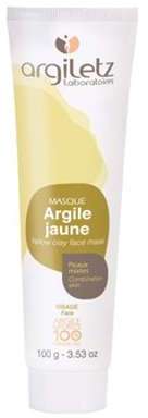 Masque Argile jaune bio pour le visage peaux mixtes Masque Argile jaune bio pour
